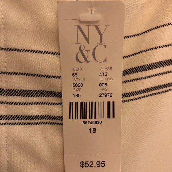 NY&CO 7th ave design studio pant NWT sz 18 bootcut - Picture 6 of 6